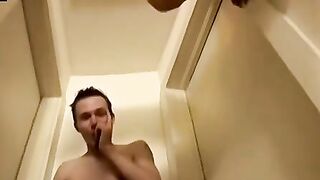 Hardcore Action - Hot Guys Stroking Hard In The Hallway