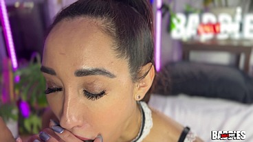 Chloe Amour is a hot maid that ends up in a porno being super horny