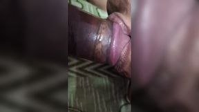 Sexy Indian Maid Sucks Massive Black Cock&#x1F32D;