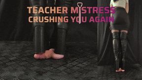 Your Teacher Mistress Crushing Your Cock Again and Again (Double Close Version) - TamyStarly - Cock Balls Crush Trample, Shoejob, CBT, Trampling, Bootjob, Stomping