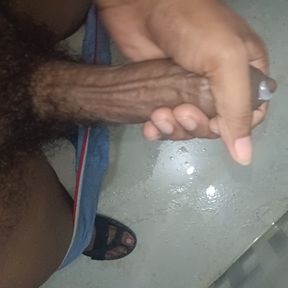 New boy desi masturbating passionately in bathroom at night