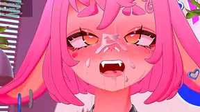 Bunny VTuber Gets Fucked Hard During Intense VR Workout Session