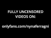 Omg I'm soo tiny and he is really big ! Slutty girl - Nyna Ferragni