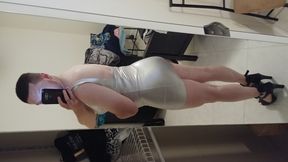 Sexy Silver Dress Fun