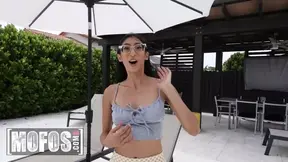 Sona Bella's Hot Face Covered in Warm Cum from JMac