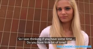Hot Blonde with fine ass fucked in underground car park