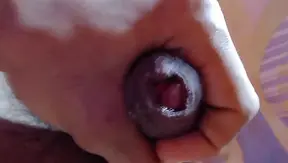 Hands Flying Fast — Gay Stud Jerks Off Hard for Creamy Come Shot – XXX Action