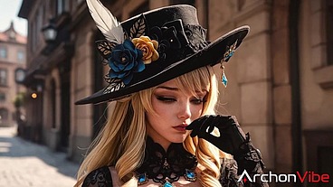 A major investor wasn't sure whether he should donate to Navia's fund, so she demonstrated the benefit of the deal by offering him her sweet little butt [AI]