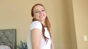 cleo clementine swallows cum after big cock ride