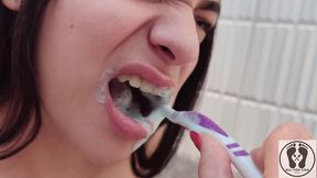 4k dental hygienist routine mouth fetish closeups naked