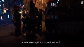 Crossdresser gets gangbanged (sound) (by sleepy b)