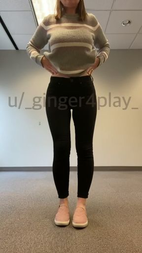 Office MILF shows off her homemade titties on OnlyFans