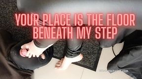 Door Attendant Protocol: Household Beta Degraded as Doormat - Heel Sucking & Face Smothering Under Toes