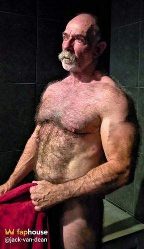 Hairy Dilf Showing Physique