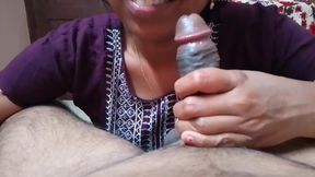 Malayali Nisha Sucks Her Husband's Cock