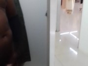 1st time Video flashing in fitting room & dick play