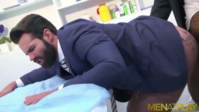 Menatplay hunky latin Dani Robles anal fucked by Jean Franko