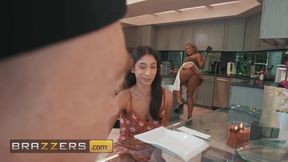 BRAZZERS - Slutty chef Hayley Davies fucks her best friend's husband & ruins their anniversary dinner