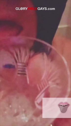 Cocks Exploding at the Gloryhole - Who Comes First?