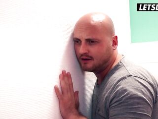 Golden-haired Teen Screws Plumber in the Hostel Bath - LETSDOEIT