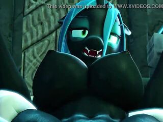 Shining Armor Bangs Queen Chrysalis Anew!