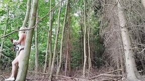 Fucked by Same Lonely Guy in Two Days in the Woods