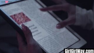 GirlGirlWay.com - Adriana Chechik fucks Kissa Sins intensely due to a magical curse
