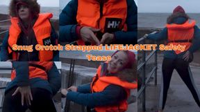 Snug Crotch Strapped LIFEJACKET Safety Tease - MP4 HD