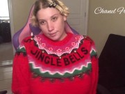 Bouncing My Huge Swollen Tits In My XXXMAS Sweater!