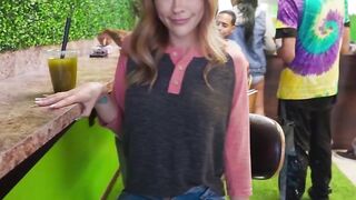 Public Exposure - Busty Blonde Teen Gets Her Pussy Stuffed In Public
