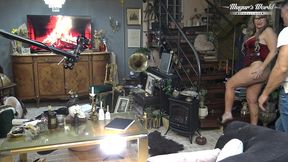 behind the scenes of sexy odette facialized by client