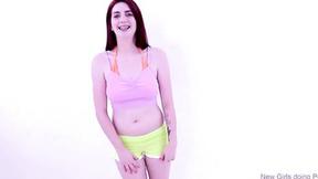 ”Young Red Head with Braces gives Blowjob at audition”