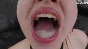 only cumshot in mouth compilation #4 with nicole black, veronica leal, francys belle + girl.15+ cumshots 70+ xf306