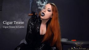 Cigar Tease In Latex
