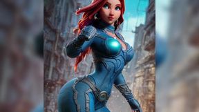 thick curvy etherial princesses showing their sexy bodies for the backalley