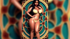 thick curvy etherial princesses showing their sexy bodies for the backalley