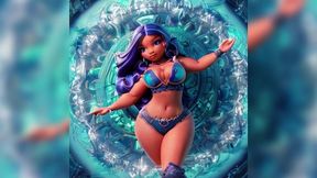 thick curvy etherial princesses showing their sexy bodies for the backalley