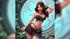 thick curvy etherial princesses showing their sexy bodies for the backalley