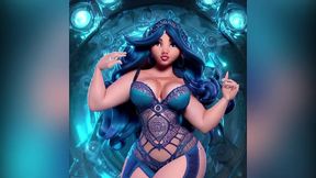 thick curvy etherial princesses showing their sexy bodies for the backalley