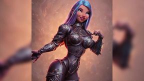 thick curvy etherial princesses showing their sexy bodies for the backalley