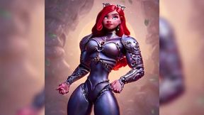 thick curvy etherial princesses showing their sexy bodies for the backalley