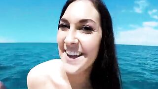 TeenGroupSex.com - JMac gives naughty chicks his big dick on their boat