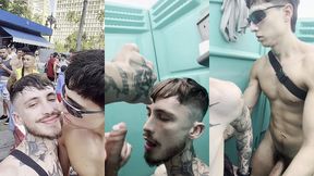 fudendo no banheiro quimico no carnaval