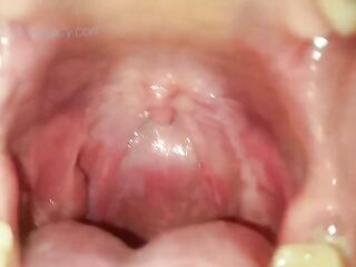 VERY hawt redhead's big open mouth } Giantess Vore { Biggest Throat POV