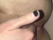 Just a quick ruined orgasm with contractions