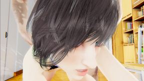 Femboy Yaoi - a rabbit femboy is fucked by a big man