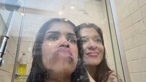 Two beauties smashing their noses against the glass - by Ana Ayumi and Cindy Lopes - CLIP 4