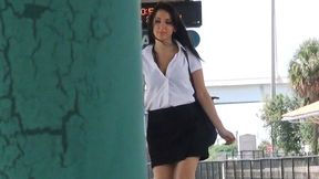 First She Rides The Train, Then My Cock