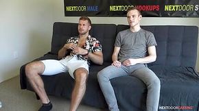 Straight Guy's First Gay Blowjob & Anal