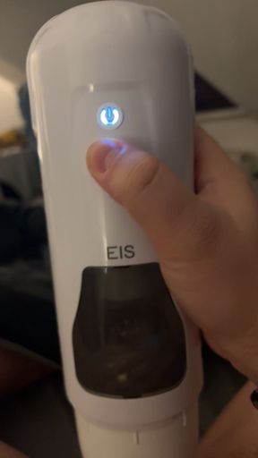 German guy tries new toy for the first time